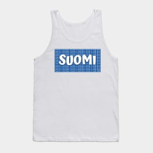 FFS Team Colours – Suomi white on blue Tank Top